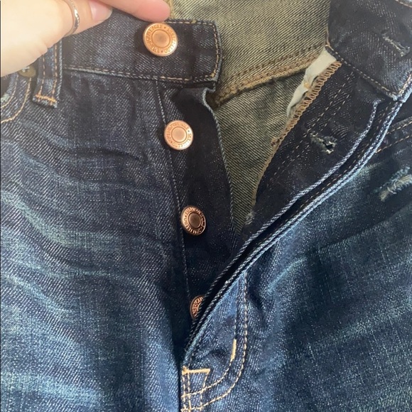 American Eagle button up tomboy jeans - Picture 4 of 6